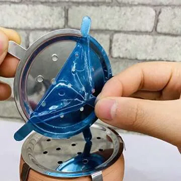 KKDUCK hookah Nguguile stainless steel hookah metal screen charcoal rack hookah accessories (12PCS)