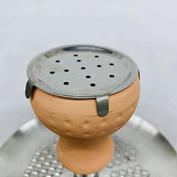 KKDUCK hookah Nguguile stainless steel hookah metal screen charcoal rack hookah accessories (12PCS)