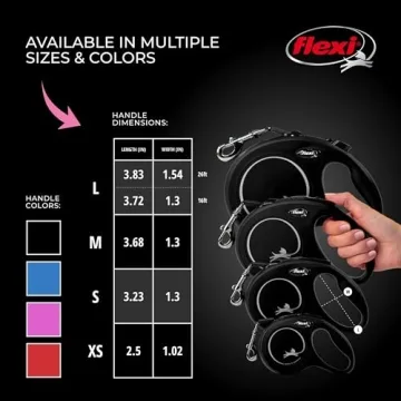 FLEXI New Classic Retractable Leash for Small Dogs Up to 26 lbs.