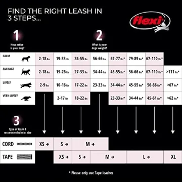 FLEXI New Classic Retractable Leash for Small Dogs Up to 26 lbs.