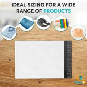 Shop4Mailers Poly Mailer Self Seal Waterproof Shipping Bags