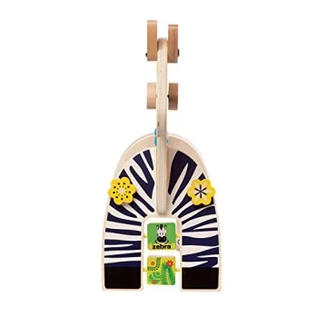 Manhattan Toy Safari Zebra Wooden Activity Toy for Kids