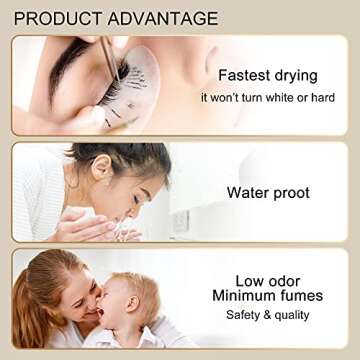 Professional Eyelash Extension Glue for Beautiful Long-Lasting Lashes