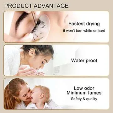 Professional Eyelash Extension Glue for Beautiful Long-Lasting Lashes