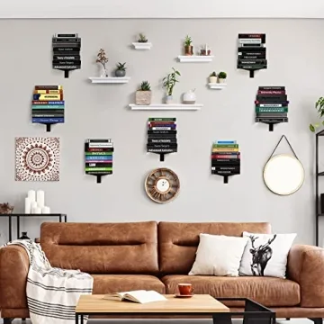 ART-GIFTREE Invisible Floating Bookshelves for Home Decor