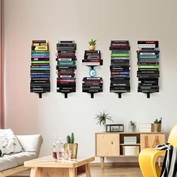 ART-GIFTREE Invisible Floating Bookshelves for Home Decor