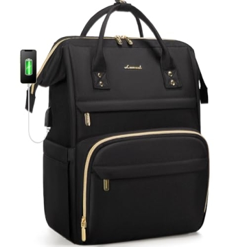 LOVEVOOK Stylish Waterproof Laptop Backpack for Women