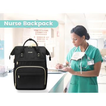 LOVEVOOK Stylish Waterproof Laptop Backpack for Women
