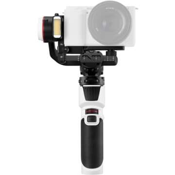 Zhiyun Crane M3 Gimbal 3-Axis Handheld Stabilizer All in One Design for Mirrorless Cameras,Smartphone,Action Cameras(Crane M2 Upgrade Version 2021)