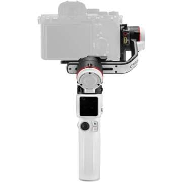 Zhiyun Crane M3 Gimbal 3-Axis Handheld Stabilizer All in One Design for Mirrorless Cameras,Smartphone,Action Cameras(Crane M2 Upgrade Version 2021)
