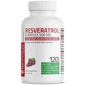Bronson Resveratrol 500 Complex for Healthy Aging