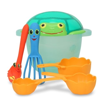 Melissa & Doug Sunny Patch Sand Baking Set Beach Toy for Kids