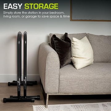 ProsourceFit Heavy Duty Dip Stand for Strength Training