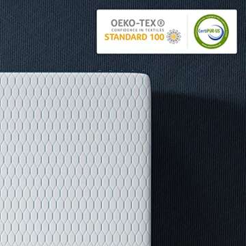 BedStory 3 Inch Firm Mattress Topper King Size, Extra Firm Pain-Relief Memory Foam Bed Topper, Gel B...