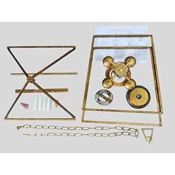 Rustic Aged Gold Cage Large Lantern Chandelier Pendant, Ceiling Light Fixture 17" Wide