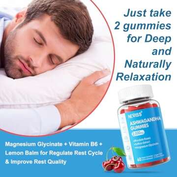 Sugar Free Ashwagandha Gummies - Relaxation & Sleep Aid