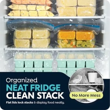Premium Silicone Freezer Trays - Versatile and Stackable