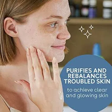 Nuria - Rescue Rebalancing Daily Facial Cleanser, Face Cleanser for Oily Skin, Troubled Skin Face Wash with Mandarin Orange, 200mL/6.8 fl oz