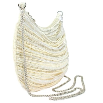 Elegant Mary Frances Glimmer Clutch for Weddings and Events