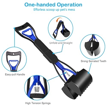 UPSKY Pooper Scooper for Hassle-Free Pet Cleanup