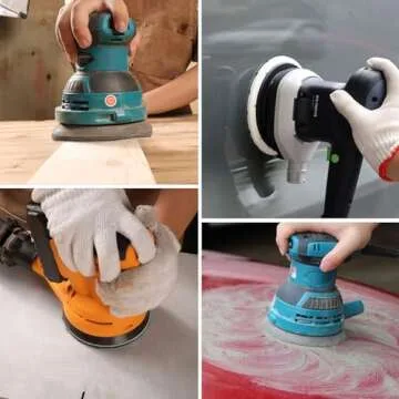 Premium 5 Inch Sanding Discs 50Pack for Smooth Finishing