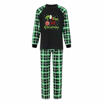 Matching Family Christmas Pajamas Set for Holidays