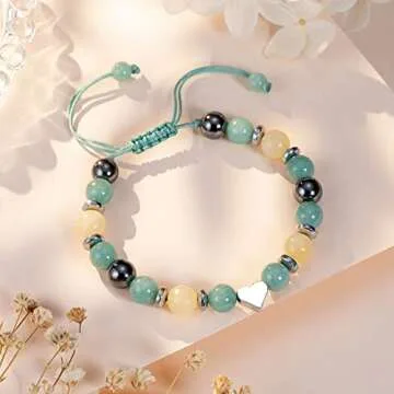 UPROMI Back to School Stuff Bracelet Mommy and Me, First Day of Kindergarten Preschool 1st 2nd 3rd 4th 5th Grade Gifts Mom Mother Daughter