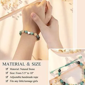 UPROMI Back to School Stuff Bracelet Mommy and Me, First Day of Kindergarten Preschool 1st 2nd 3rd 4th 5th Grade Gifts Mom Mother Daughter