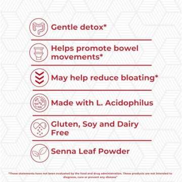 Health Plus Super Colon Cleanse 60 Day Supply of Gentle Gut Cleanse Detox, Psyllium Husk, Probiotics for Constipation Relief & Digestive Support, 240 Capsules