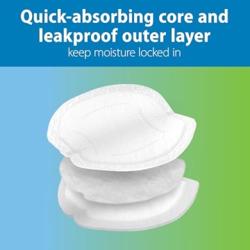 Dr. Brown's 60pk Disposable Leakproof Breast Pads - Comfort & Absorption