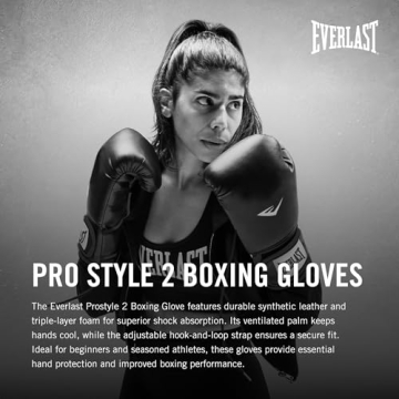 Everlast Prostyle Boxing Gloves for Men & Women - Durable Training