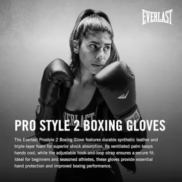 Everlast Prostyle Boxing Gloves for Men & Women - Durable Training
