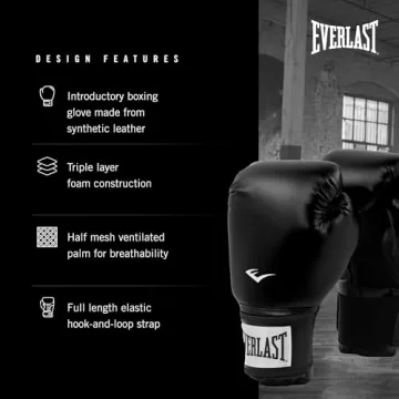 Everlast Prostyle Boxing Gloves for Men & Women - Durable Training