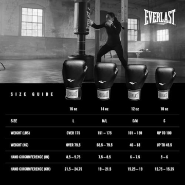 Everlast Prostyle Boxing Gloves for Men & Women - Durable Training