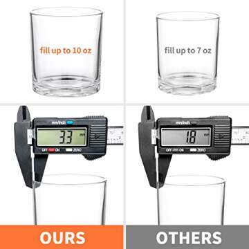 SUPMIND Candle Jars | 12 Pack Glass with Bamboo Lids