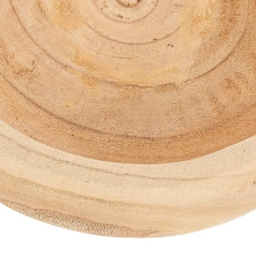 Paulownia Wood Container with Lid - Rustic Home Decor Storage