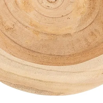 Paulownia Wood Container with Lid - Rustic Home Decor Storage