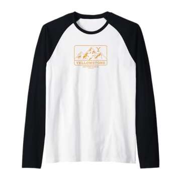 Yellowstone - Dutton Ranch Outdoor Mountains Raglan Baseball Tee