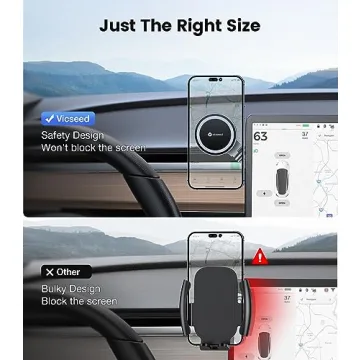 VICSEED Tesla Phone Mount with Strong Magnet Power