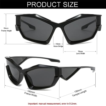 NIDOVIX Trendy UV400 Protection Sunglasses for All
