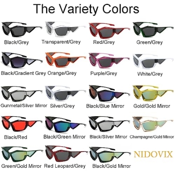 NIDOVIX Trendy UV400 Protection Sunglasses for All