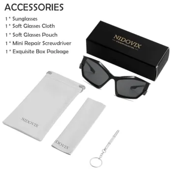 NIDOVIX Trendy UV400 Protection Sunglasses for All