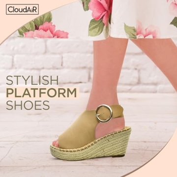 Stylish Selina Espadrille Wedge Sandals for Women