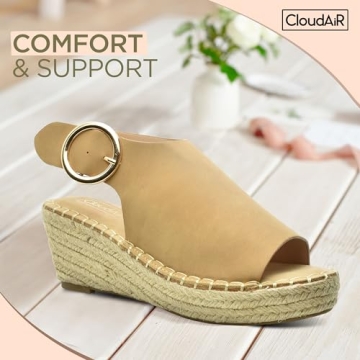 Stylish Selina Espadrille Wedge Sandals for Women