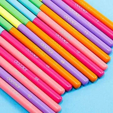 Docolor 16pc Colorful Eye Makeup Brush Set