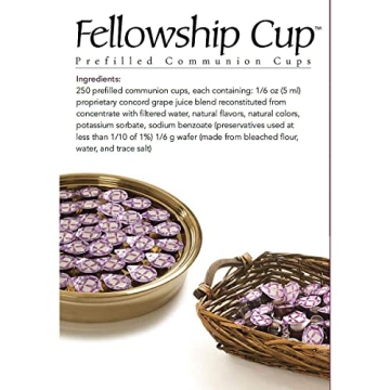 Pre-filled Communion Cups with Juice & Wafer Set