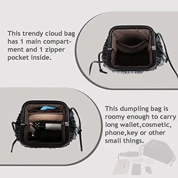 GLITZALL Trendy Clutch and Dumpling Bag for Women