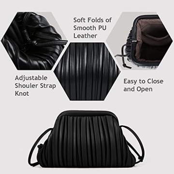 GLITZALL Trendy Clutch and Dumpling Bag for Women