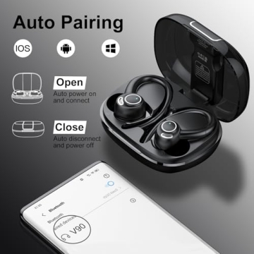 Bluetooth 5.3 Earbuds with Waterproof Design and 48Hrs Playtime