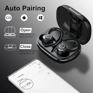 Bluetooth 5.3 Earbuds with Waterproof Design and 48Hrs Playtime